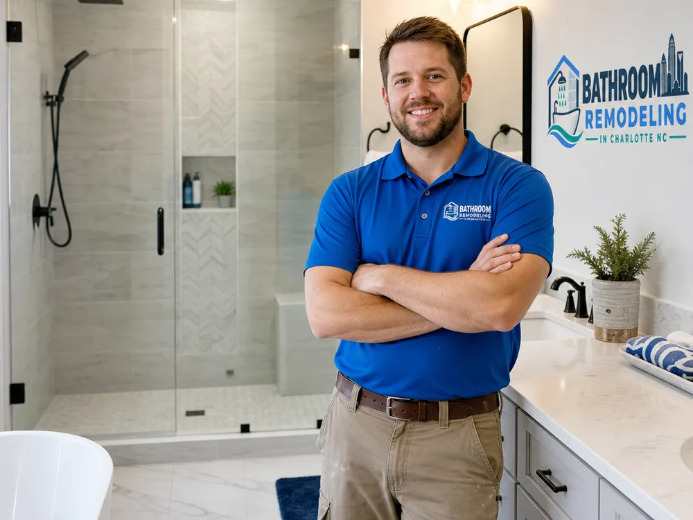 Finished renovation with aligned tile, consistent trim lines, and properly fitted doors and hardware